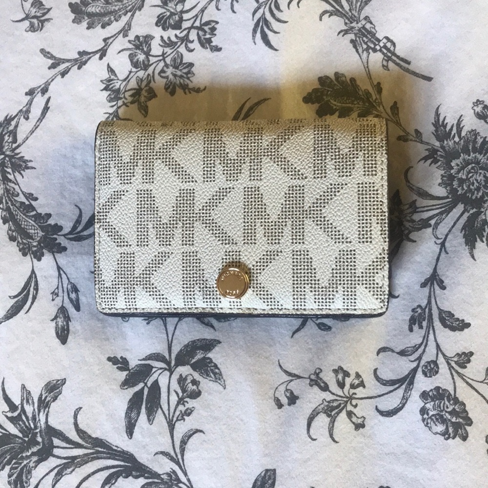 Michael Kors Brown and White Women’s Wallet